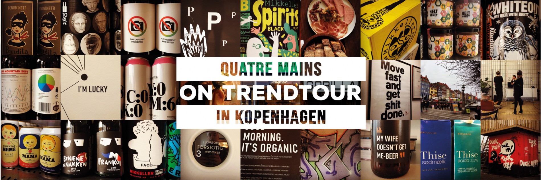 Quatre Mains package design - copenhagen, trend, tour, quatre mains