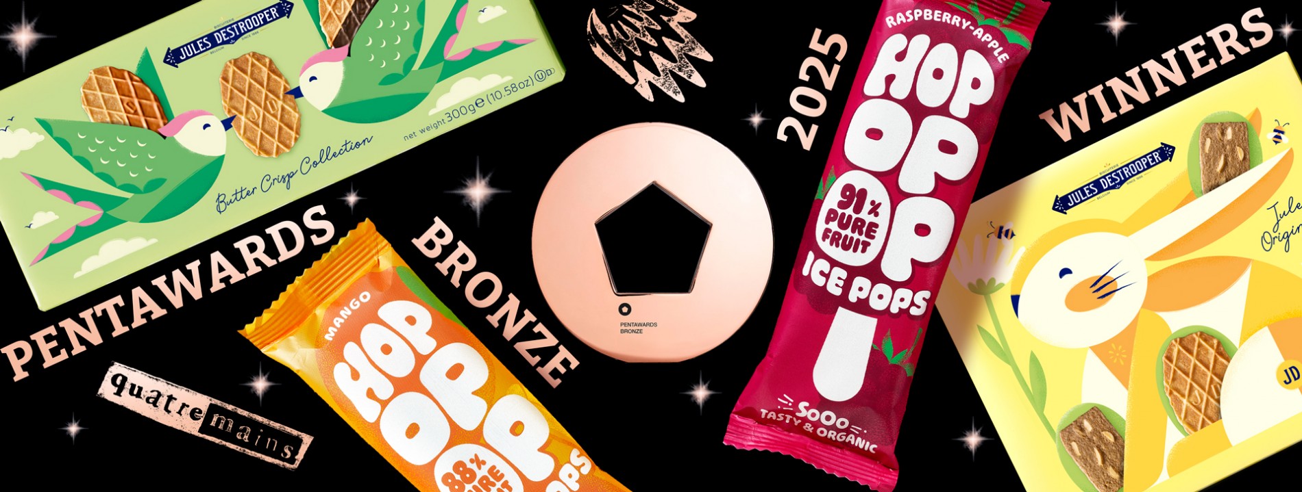 Quatre Mains package design - 