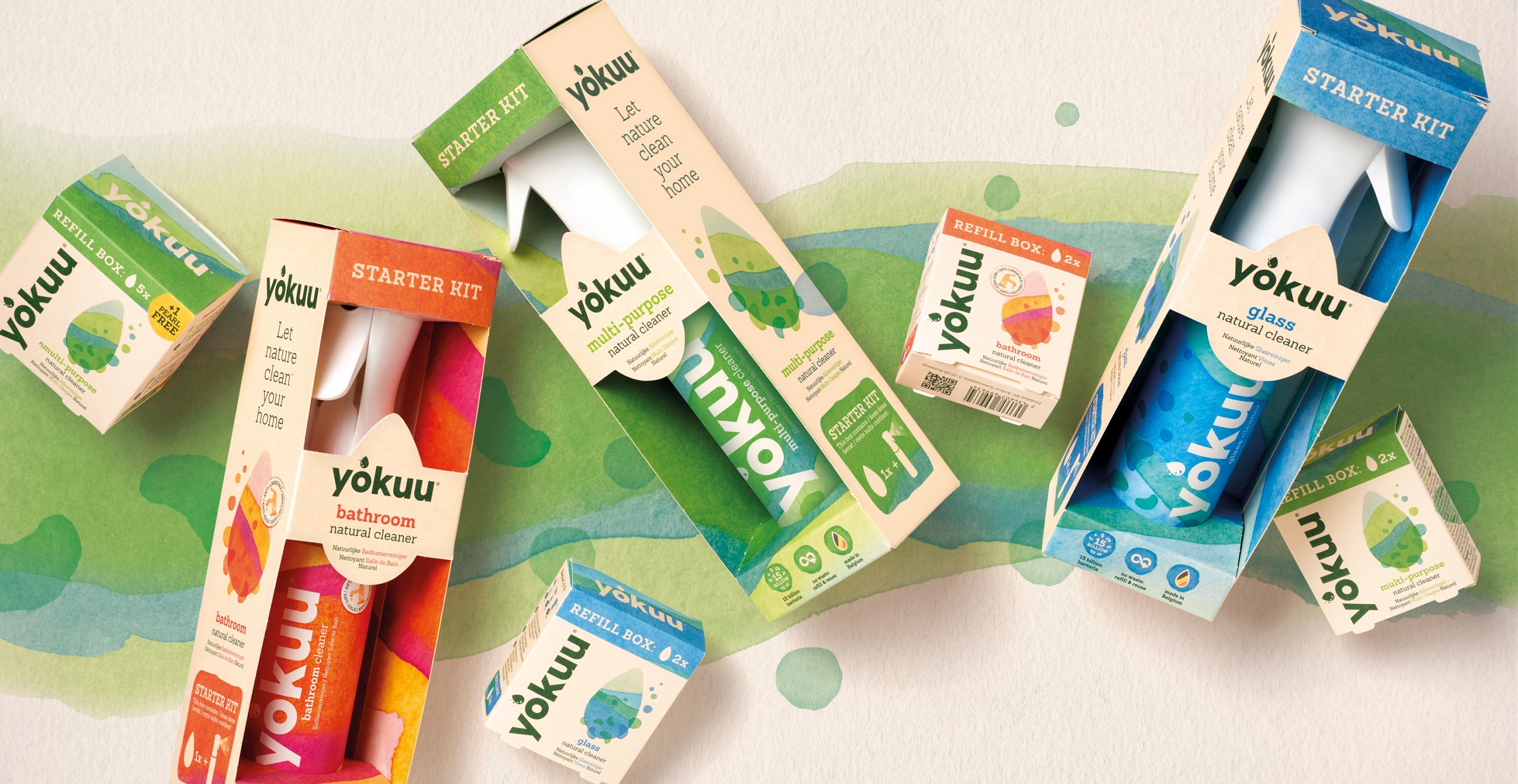 Quatre Mains package design - Package design yokuu, probibel, quatre mains