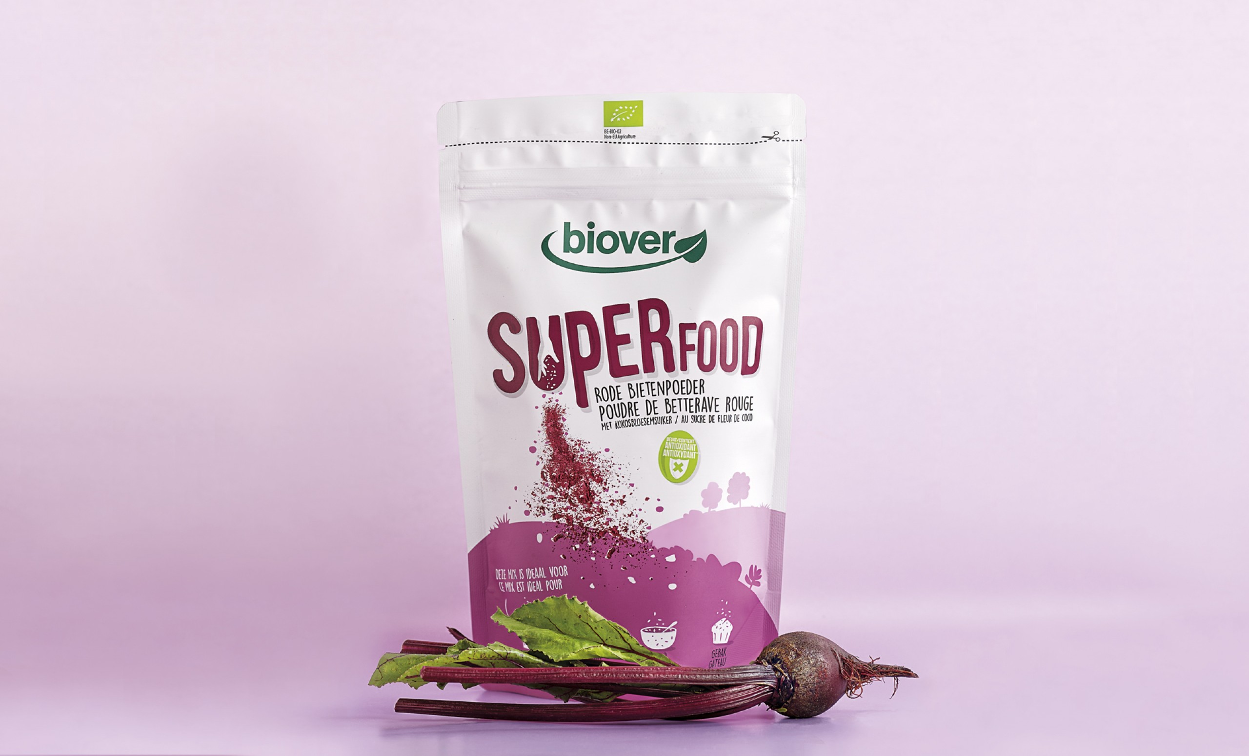 Quatre Mains package design - Package design superfood, raw food, biover, branding, packaging