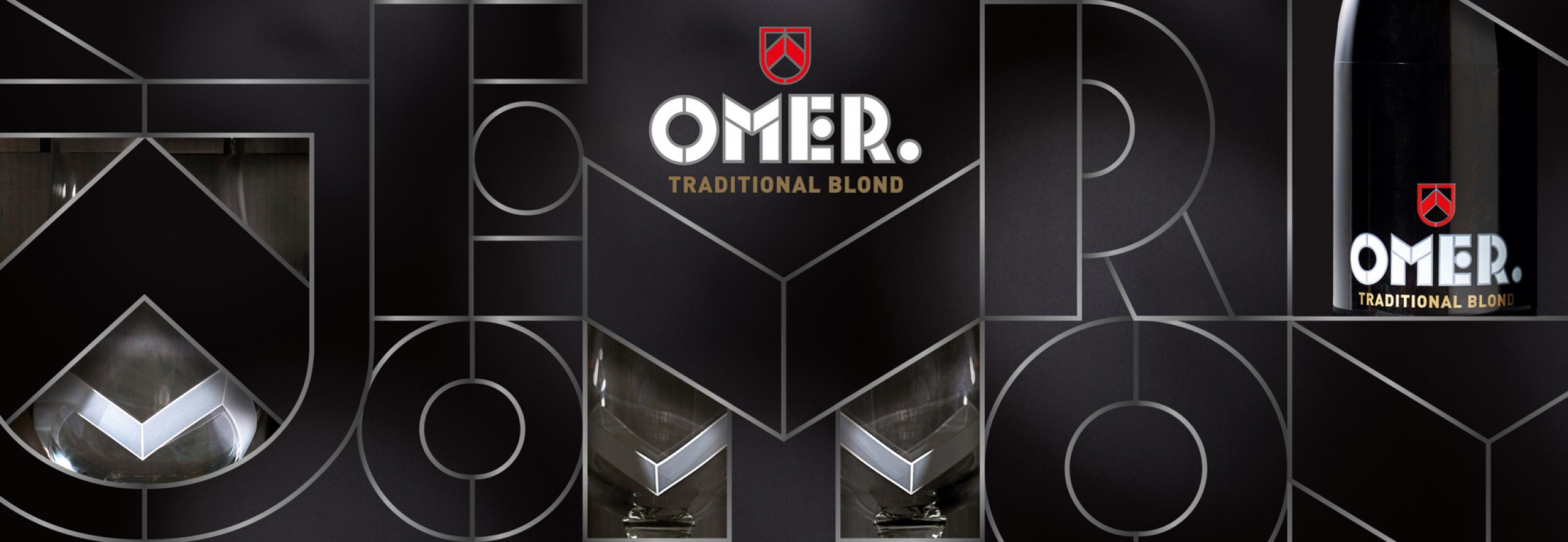 Quatre Mains package design - Package design omer, giftpack, beer, belgium