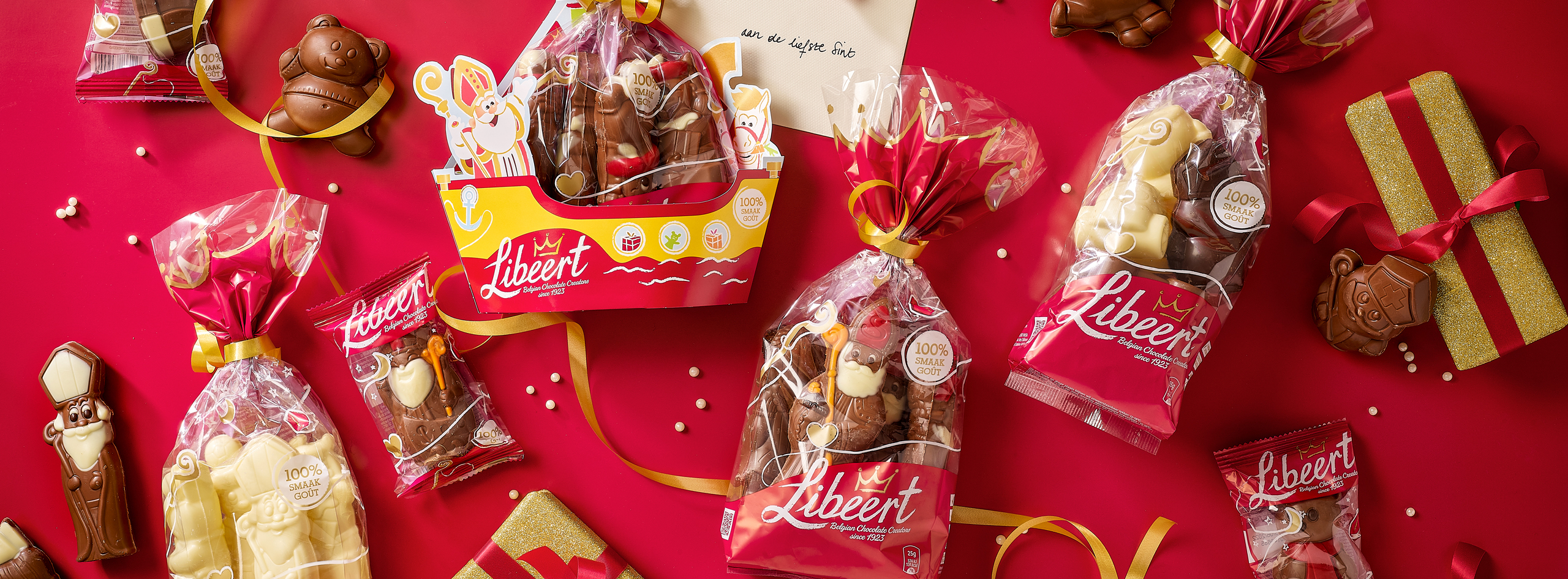Quatre Mains package design - Package design libeert, sint, chocolates