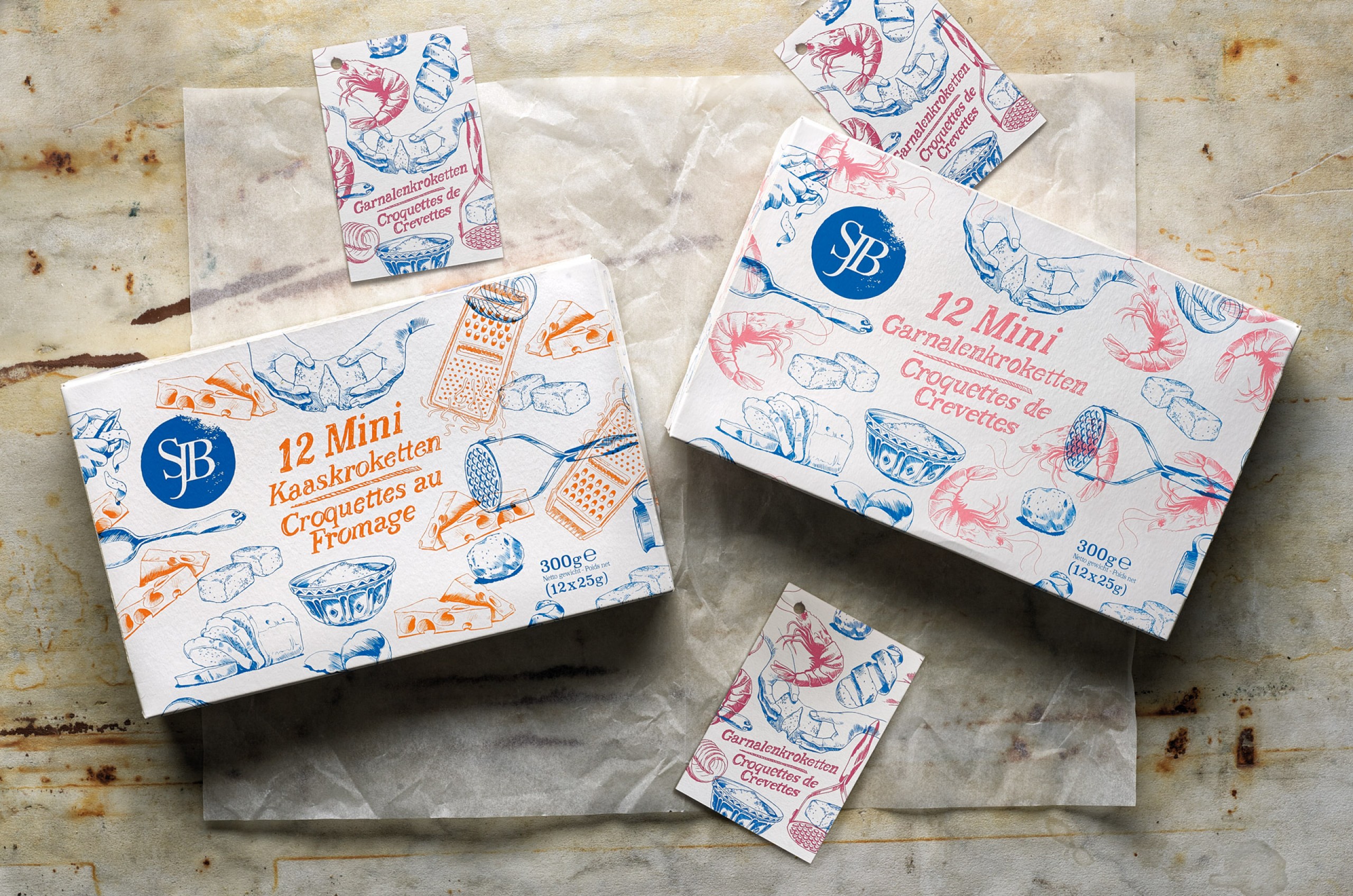 Quatre Mains package design - Package design sander jan beirens, quatre mains, packaging