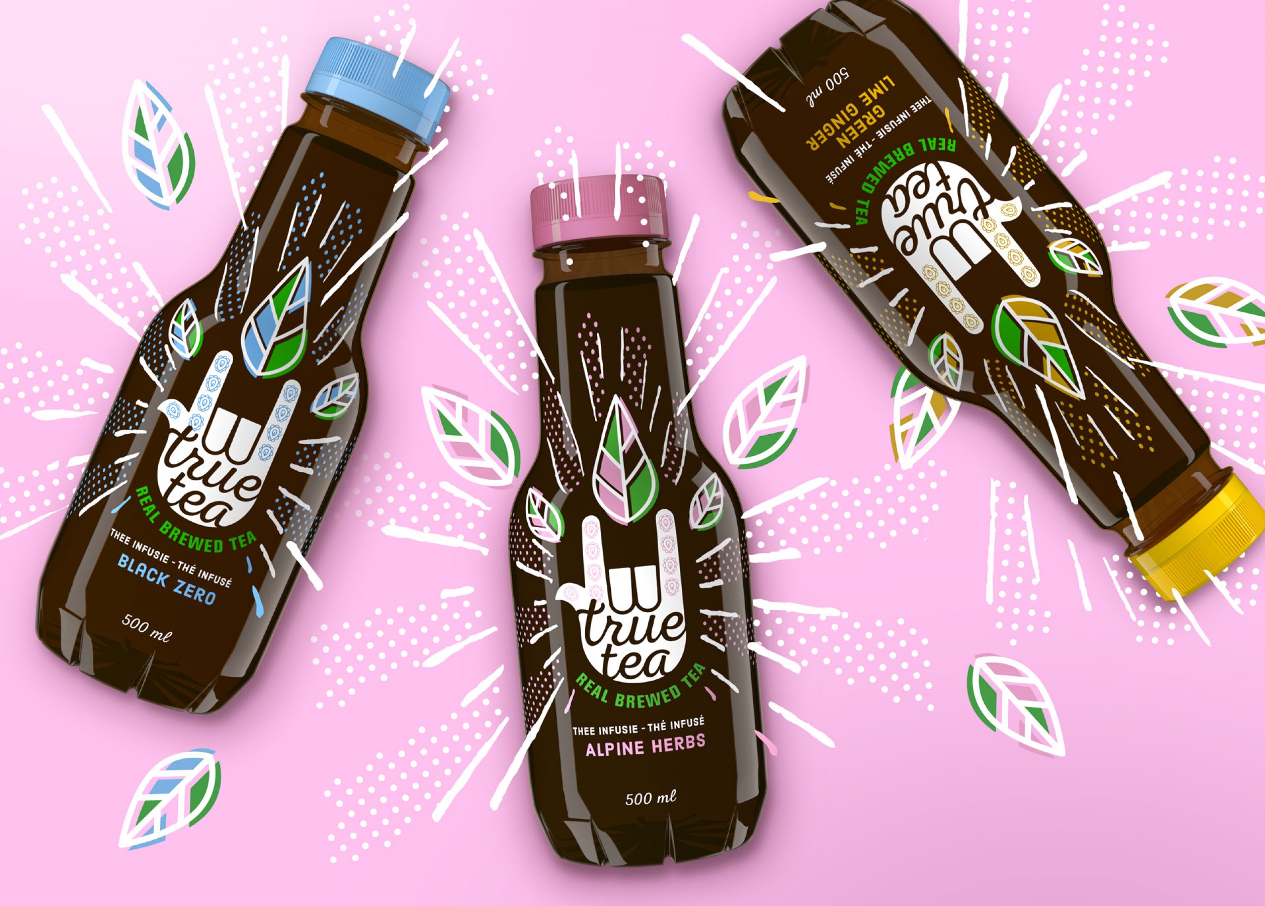Quatre Mains package design - Package design true tea, quatre mains, packaging